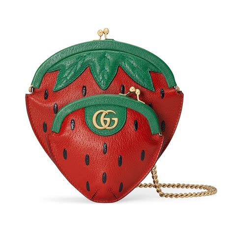 gucci cosmetic bag strawberry|gucci mini bag with strawberry.